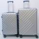 Set kofera 2u1 Srednji i Veliki ABS 8010 SREBRNI +POKLON navlaka