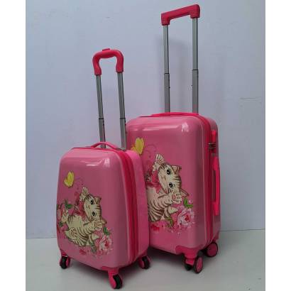 DECIJI KOFERI SET 2U1 MOD.38 ROZE MACKA