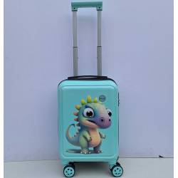 Deciji Kofer srednji MOD.61 DINOSAURUS TIRKIZNI