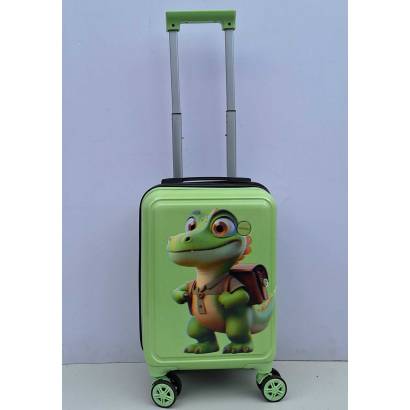 Deciji Kofer srednji MOD.64 KROKODIL ZELENI