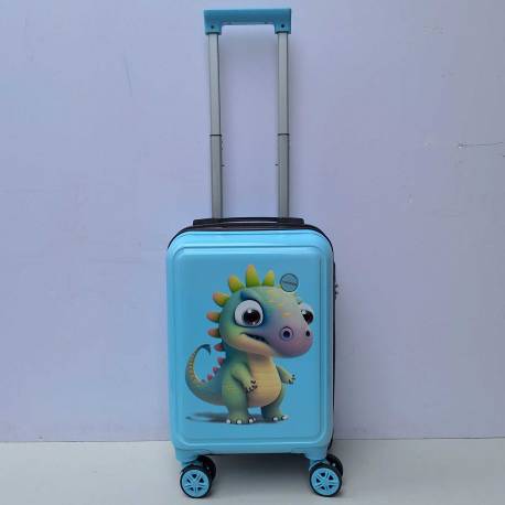 Deciji Kofer srednji MOD.65 DINOSAURUS PLAVI