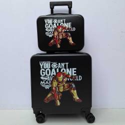 Deciji Koferi set vucilica+torba mod.57 Iron Man crni