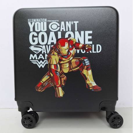 Deciji veliki kofer vucilica mod.57 Iron Man crni