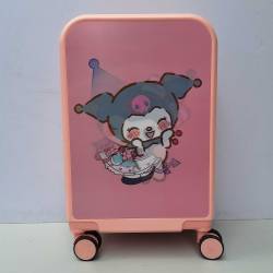 Deciji veliki kofer 3D nalepnica mod. 80 Kuromi roze