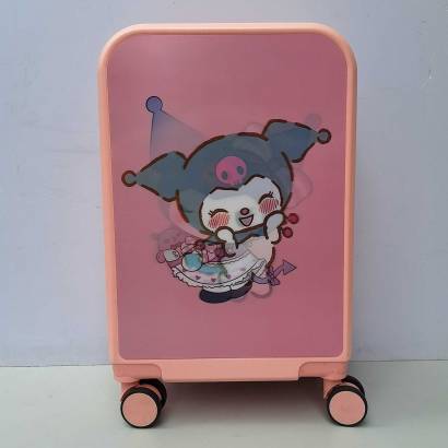 Deciji veliki kofer 3D nalepnica mod. 80 Kuromi roze