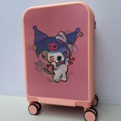 Deciji veliki kofer 3D nalepnica mod. 80 Kuromi roze