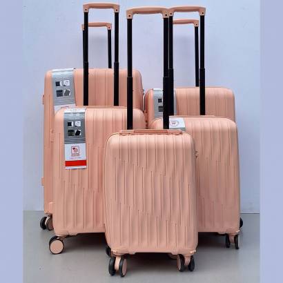 Set Kofera 5u1 Polipropilen PP8022 svetlo roze
