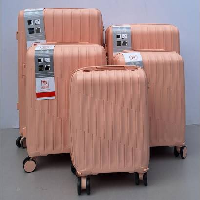 Set Kofera 5u1 Polipropilen PP8022 svetlo roze