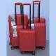 Set Kofera 5u1 Polipropilen PP8022 kajsija