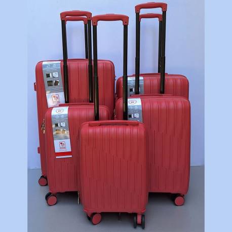Set Kofera 5u1 Polipropilen PP8022 kajsija
