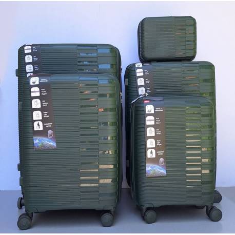 Set Kofera 5u1 Polipropilen PP803 maslinasti