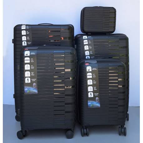 Set Kofera 5u1 Polipropilen PP803 crni