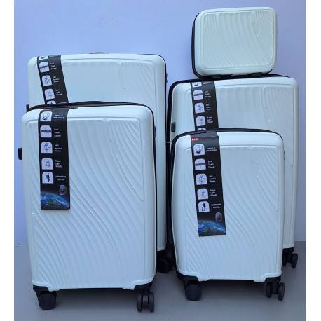 Set Kofera 5u1 Polipropilen PP101 beli