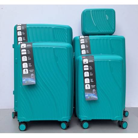 Set Kofera 5u1 Polipropilen PP101 tamno zeleni