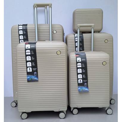 Set Kofera 5u1 Polipropilen PP166 krem