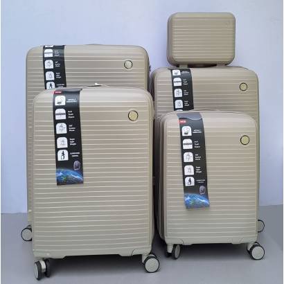 Set Kofera 5u1 Polipropilen PP166 krem
