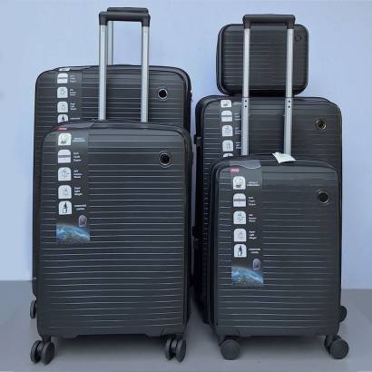 Set Kofera 5u1 Polipropilen PP166 crni