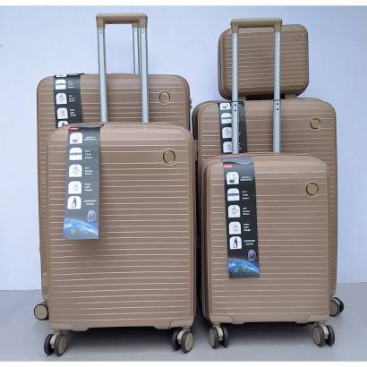 Set Kofera 5u1 Polipropilen PP166 zlatni