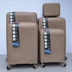 Set Kofera 5u1 Polipropilen PP166 zlatni