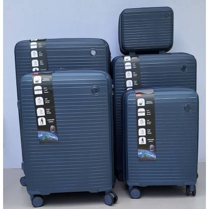 Set Kofera 5u1 Polipropilen PP166 teget