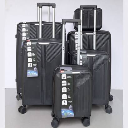 Set Kofera 6u1 Polipropilen PP801 crni