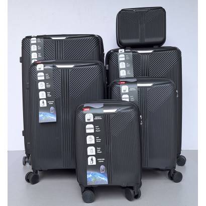 Set Kofera 6u1 Polipropilen PP801 crni