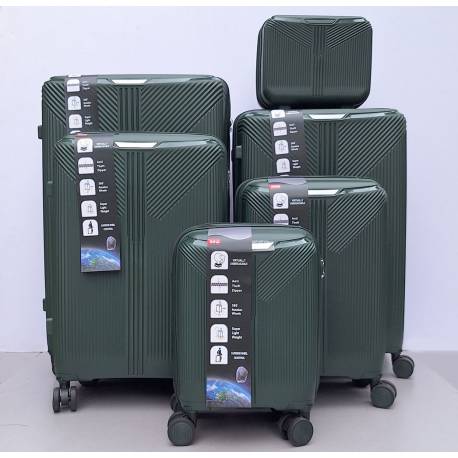 Set Kofera 6u1 Polipropilen PP801 maslinasti
