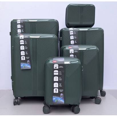 Set Kofera 6u1 Polipropilen PP801 maslinasti