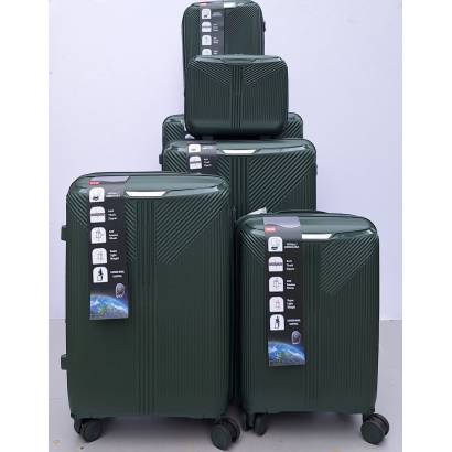 Set Kofera 6u1 Polipropilen PP801 maslinasti