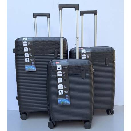 Set Kofera 3u1 Polipropilen PP604 crni