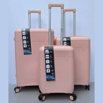 Set Kofera 3u1 Polipropilen PP604 roze