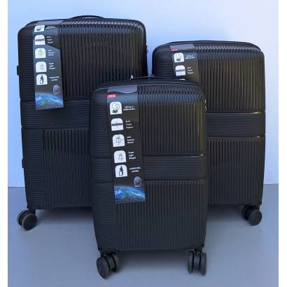Set Kofera 3u1 Polipropilen PP001 crni
