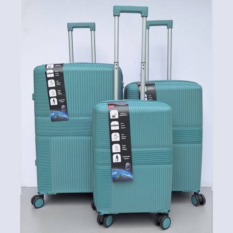 Set Kofera 3u1 Polipropilen PP001 zeleni