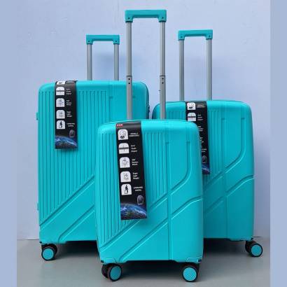 Set Kofera 3u1 Polipropilen PP701 tirkizni