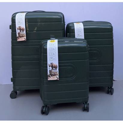 Set Kofera 3u1 Polipropilen PP095 maslinasti