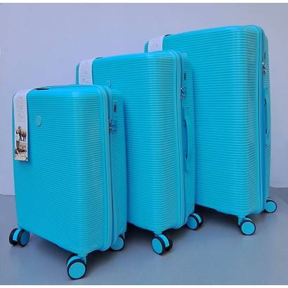 Set Kofera 3u1 Polipropilen PP098 svetlo plavi