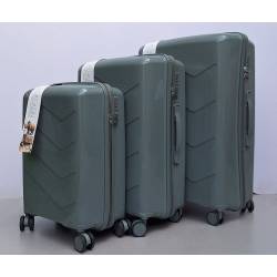 Set Kofera 3u1 Polipropilen PP102 sivi