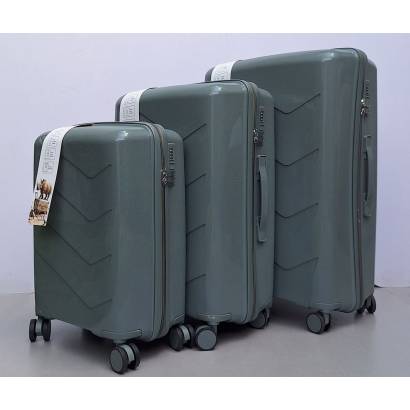 Set Kofera 3u1 Polipropilen PP102 sivi