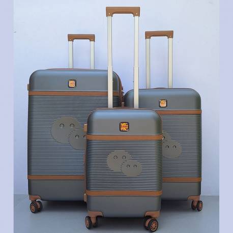 Set Kofera 3u1 Premijum Polikarbonat 027 tamno sivi