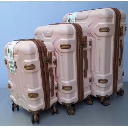 Set Kofera 3u1 Premijum Polikarbonat 025 roze