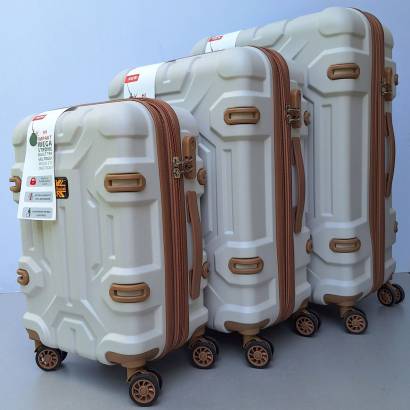 Set Kofera 3u1 Premijum Polikarbonat 025 krem