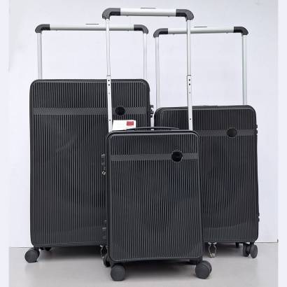 Set Kofera 3u1 PP807 crni  - &scaron;iroka ručka