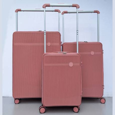 Set Kofera 3u1 PP807 tamno roze  - široka ručka