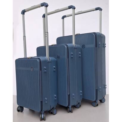 Set Kofera 3u1 PP807 teget  - &scaron;iroka ručka