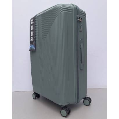 Srednji kofer Polipropilen PP801 sivi