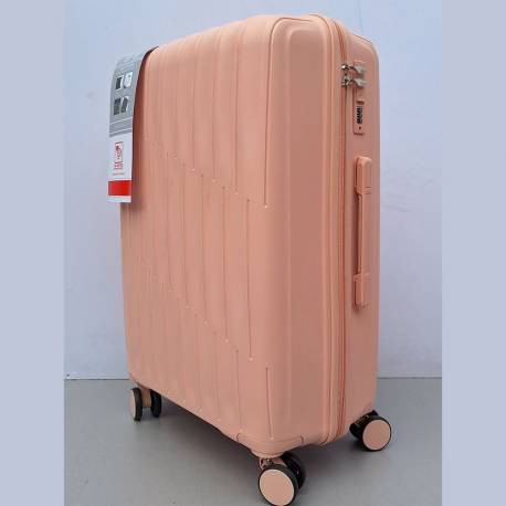 Srednji kofer Polipropilen PP8022 svetlo roze