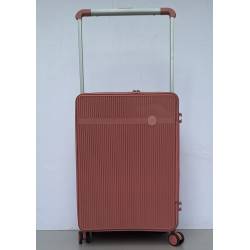 Srednji kofer Polipropilen PP807 tamno roze NEW DESIGN