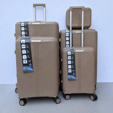 Set Kofera 6u1 Polipropilen PP801 zlatni