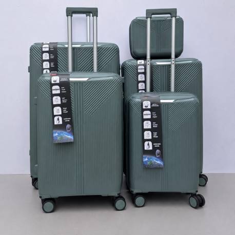 Set Kofera 6u1 Polipropilen PP801 sivi