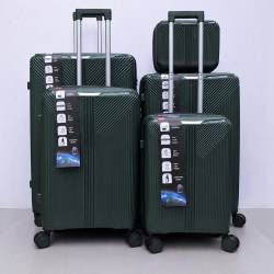 Set Kofera 5u1 Polipropilen PP801 maslinasti